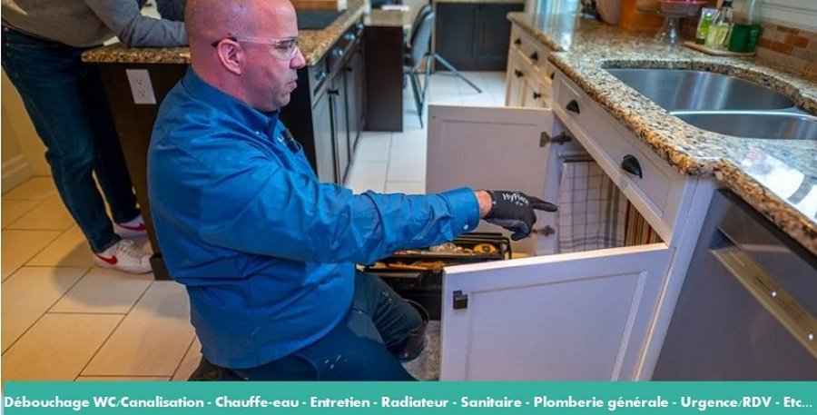 installation robinetterie cuisine